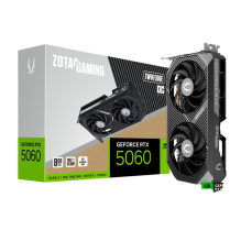 Tarjeta de Video ZOTAC GAMING GeForce RTX 5060, Twin Edge OC, 8GB GDDR6, DLSS 3.5, PCIe 4.0 – ZT-B50600H-10M