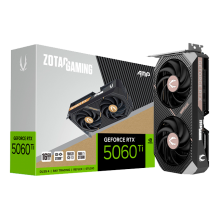 Tarjeta de Video ZOTAC Gaming GeForce RTX 5060 Ti AMP, 16 GB GDDR7, PCIe 5.0 – ZT-B50620F-10M