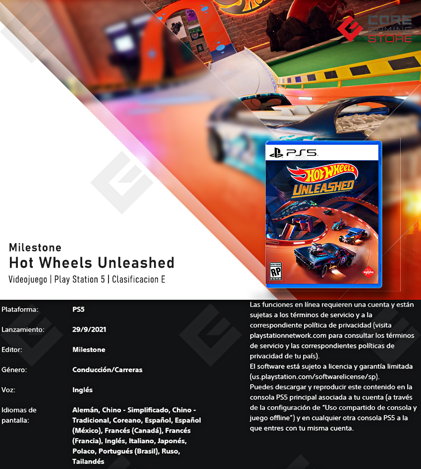 Videojuego Hot Wheels Unleashed | Standard Edition | para PlayStation 5